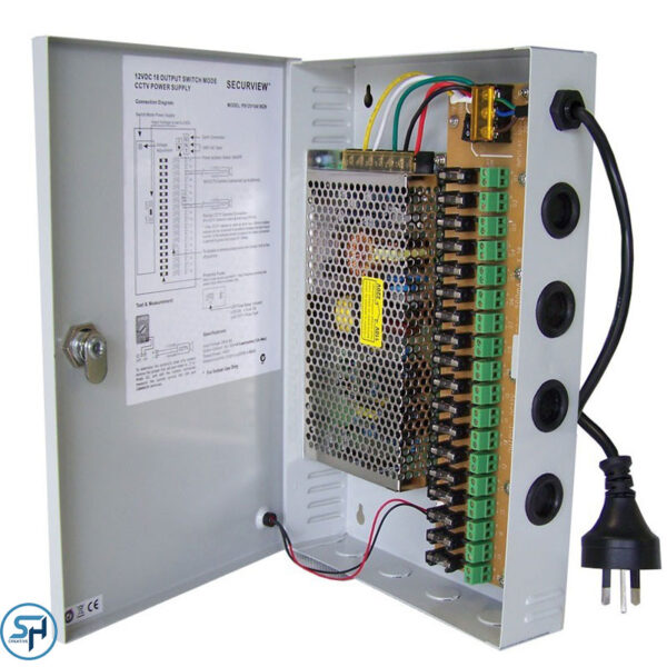 BLOC ALIMENTATION 16 PORTS 12V 20A