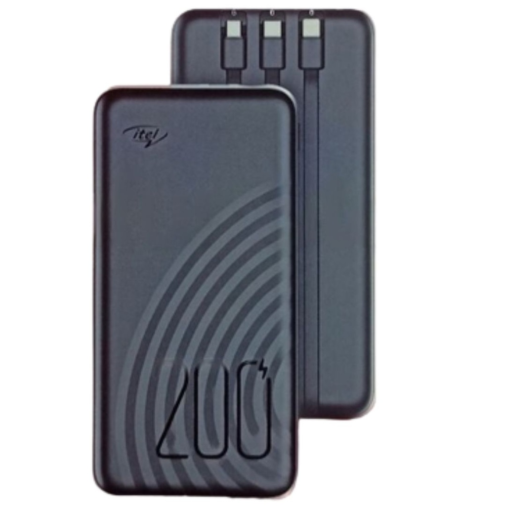 POWER BANK ITEL STAR 200C  20000MAH 5V/2.1A NOIR