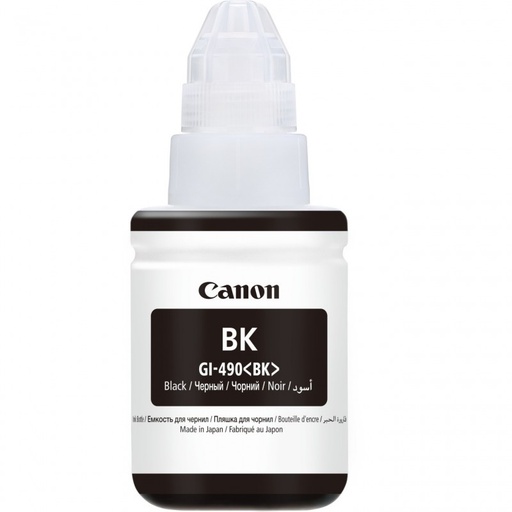 CARTOUCHE CANON GI-490 BK ORIGINAL