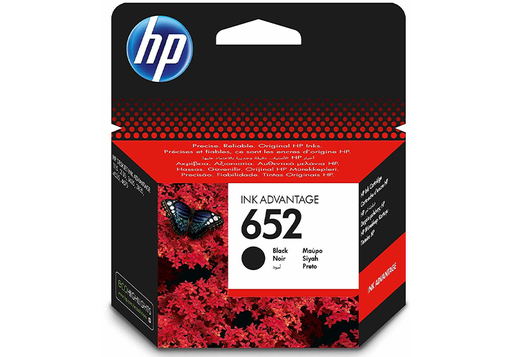 HP 652 Cartouche Noir Original