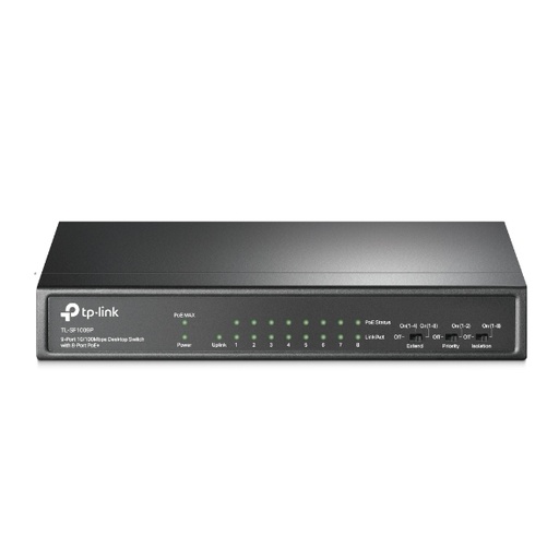 [TL-SF1009P] Switch 9 ports 10/100 Mbps avec 8 ports PoE+